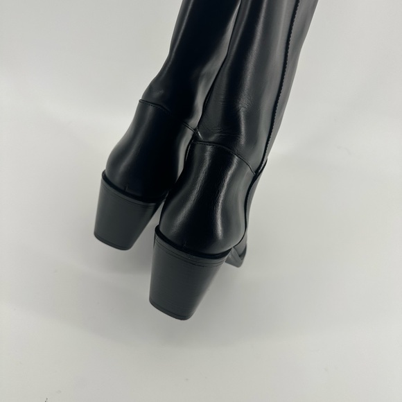 NWT Massimo Dutti black leather boots size 9/40 - Picture 5 of 5